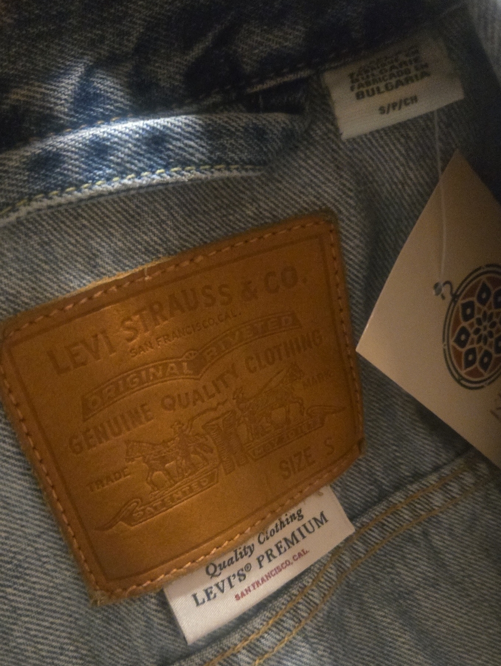 Levi's Pale Blue Denim Jacket - Picture 3 of 3